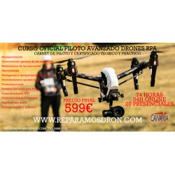 Curso Piloto Avanzado de RPAS (Drones) Barcelona
