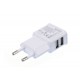 CARGADOR APPLE IPHONE 3, 4 , 5, 6 5v, 2A 2 salidas USB