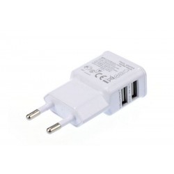 CARGADOR APPLE IPHONE 3, 4 , 5, 6 5v, 2A 2 salidas USB