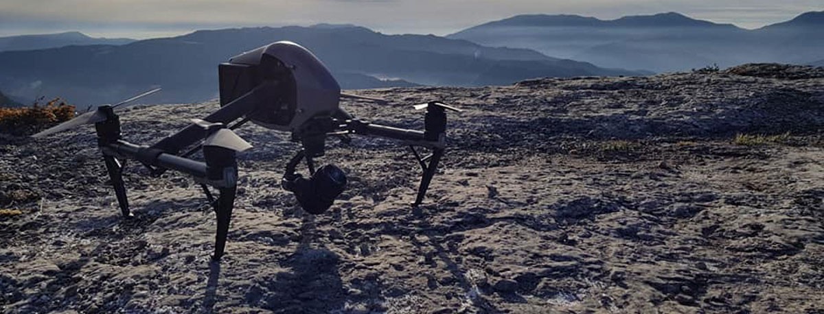Grabación anuncio con piloto dron profesional